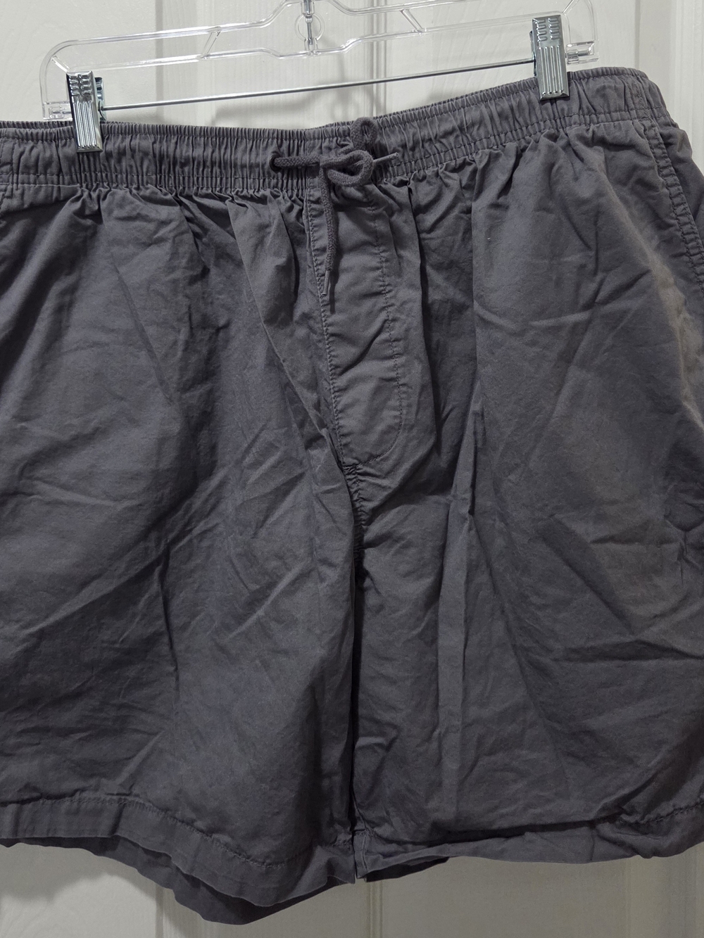 Basic Editions Men's Elastic-Waist Athletic Shorts - Charcoal